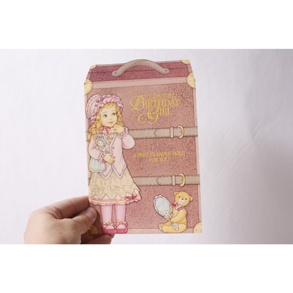 Vintage American Greetings Paper Doll Birthday Card Gift Idea ~ 260415-WH 1074